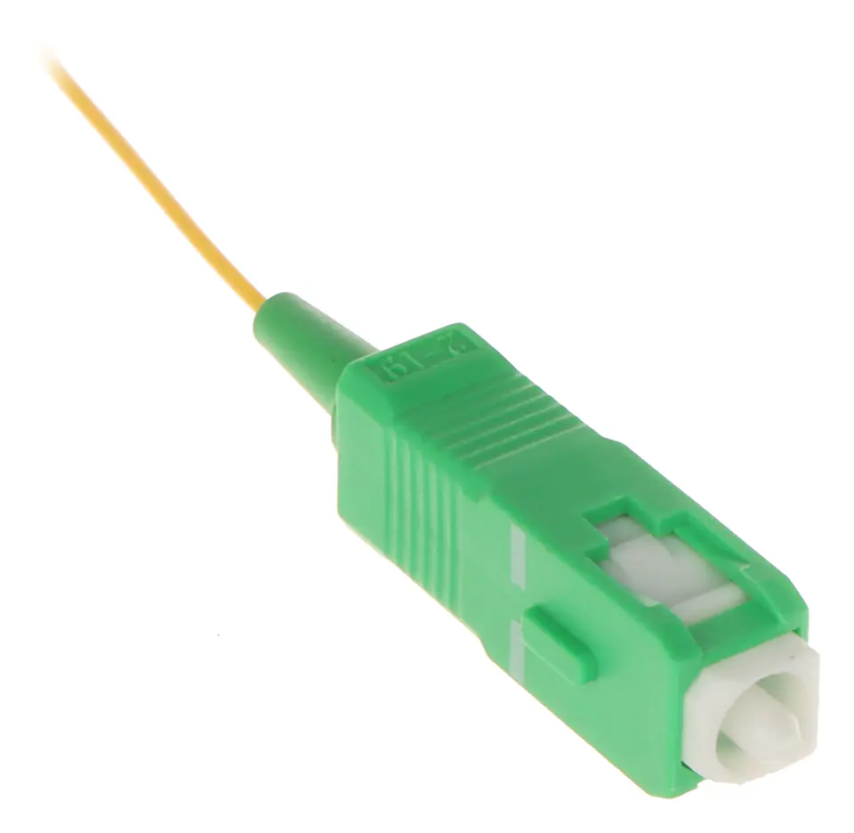 ⁨SINGLE MODE PIGTAIL - SC-APC PIG-SC-APC-2 PLUG*P10⁩ at Wasserman.eu