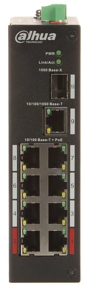 SWITCH PRZEMYSŁOWY DAHUA PFS3110-8ET-96-V2 w sklepie Wasserman.eu