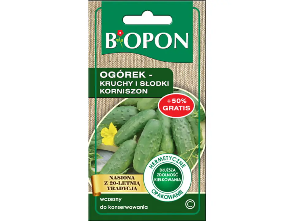 Cucumber seeds gherkin sweet brittle 2g Biopon 1470 at Wasserman.eu