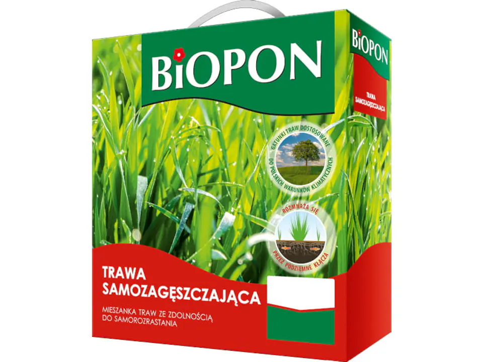 ⁨Self-compacting grass seeds Biopon 1kg 40m2 Biopon 1843⁩ at Wasserman.eu