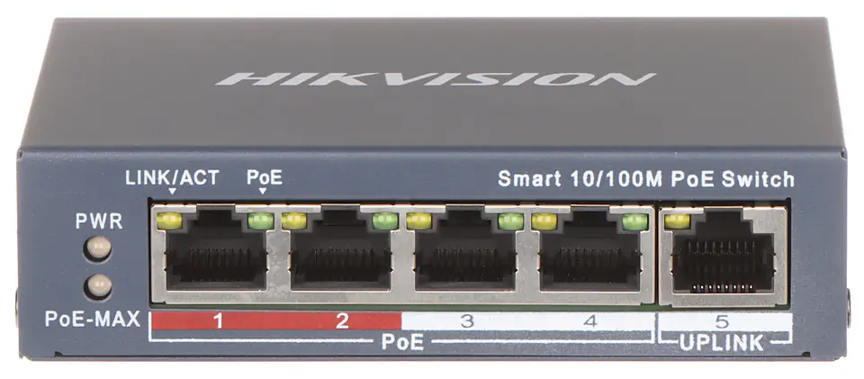 ⁨SWITCH POE HIKVISION DS-3E1105P-EI⁩ at Wasserman.eu