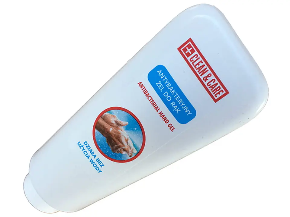 ⁨Antibacterial gel for disinfecting hands 100g Clean & Care Clean & Care 100g⁩ at Wasserman.eu