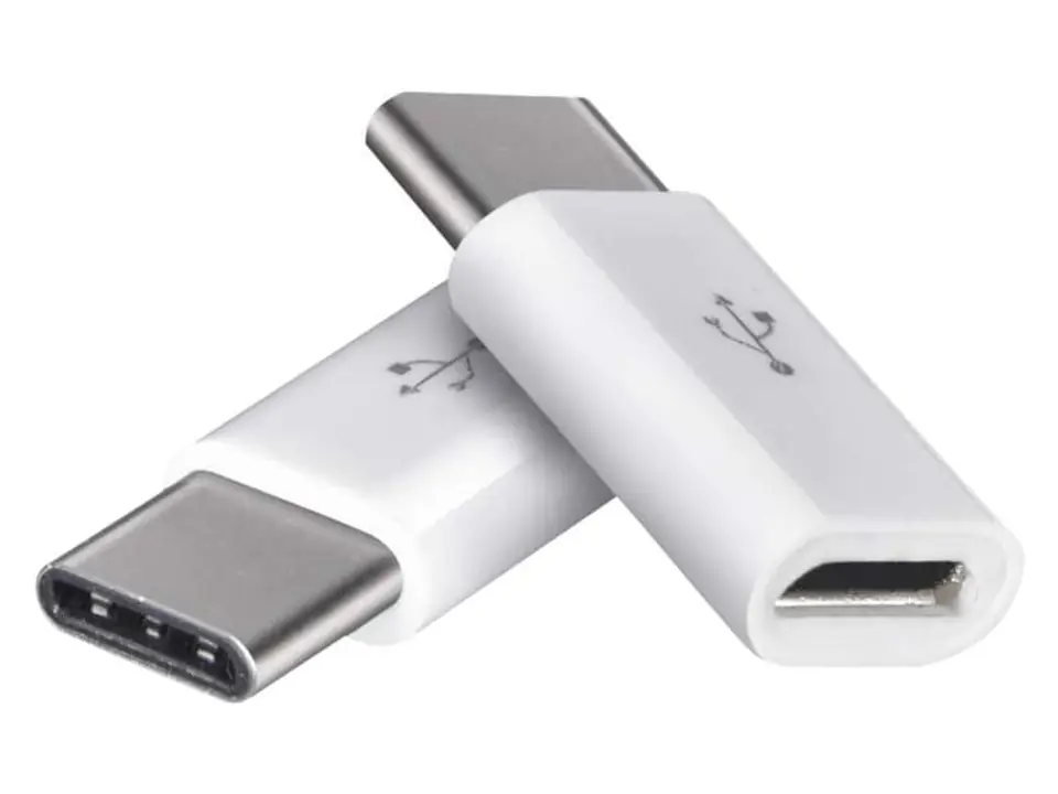 Micro USB to USB type C adapter, two pieces SM7023 at Wasserman.eu