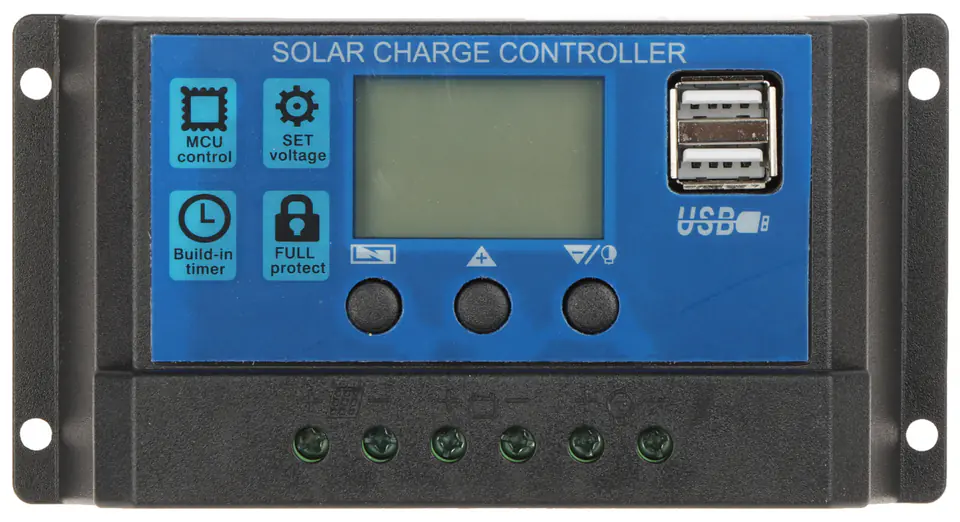 ⁨REGULATOR SOLARNY ŁADOWANIA AKUMULATORÓW SCC-30A-PWM-LCD-S2⁩ w sklepie Wasserman.eu