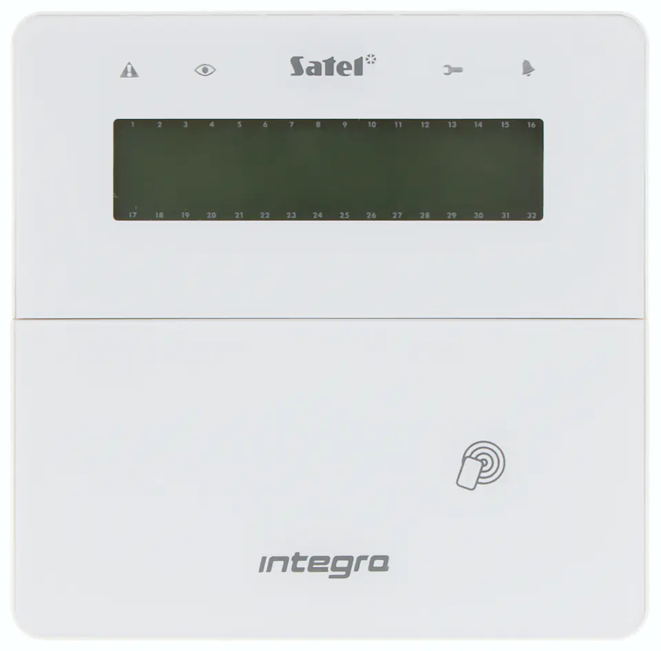 WIRELESS KEYBOARD WITH RFID INT-KWRL2-W ABAX/ABAX2 SATEL at Wasserman.eu