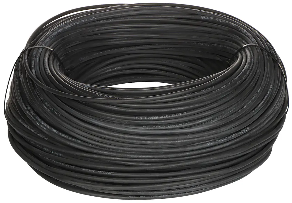 ⁨Photovoltaic cable // MG Wires // 1x4mm2, 0.6/1kV black H1Z2Z2-K-4mm2 BK, 500m spool⁩ at Wasserman.eu