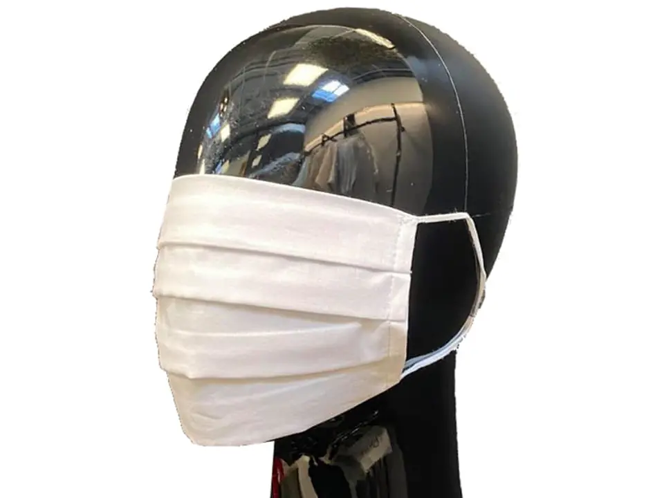 ⁨Protective reusable cotton mask with an elastic band⁩ at Wasserman.eu