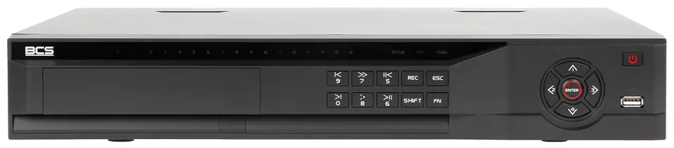 REJESTRATOR IP BCS-NVR1604-4K-P-III 16 KANAŁÓW, 16 PoE +eSATA BCS Line w sklepie Wasserman.eu