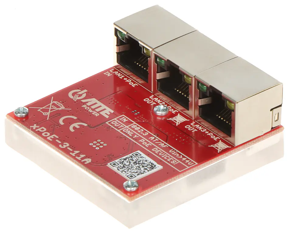 SWITCH POE / EXTENDER XPOE-3-11A 3-PORTOWY ATTE w sklepie Wasserman.eu