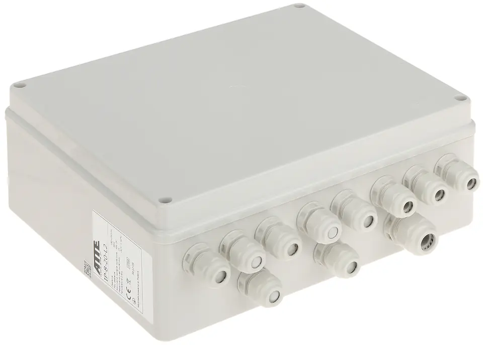 ⁨SWITCH POE IP-8-20-L2 8-PORTOWY ATTE⁩ w sklepie Wasserman.eu