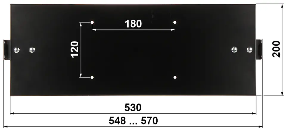 ⁨PANEL MONTAŻU BOCZNEGO DO SZAFY RACK ZMB-1-800⁩ w sklepie Wasserman.eu