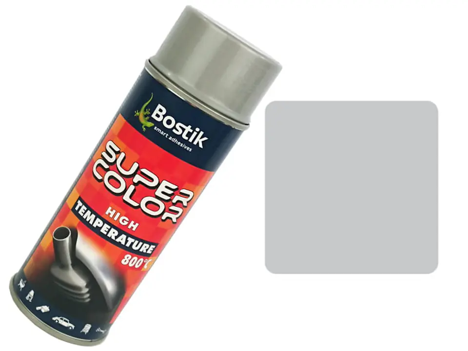 ⁨High-temperature spray paint 400 ml (Aluminum)⁩ at Wasserman.eu