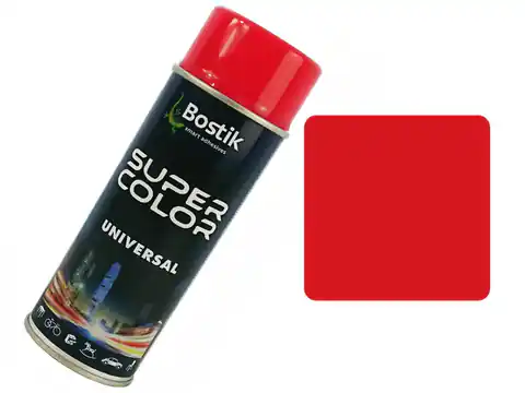 ⁨Farba w sprayu uniwersalna 400ml (czerwony, RAL3020)⁩ w sklepie Wasserman.eu