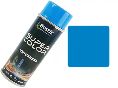 ⁨Farba w sprayu uniwersalna 400ml (niebieski, RAL5015)⁩ w sklepie Wasserman.eu