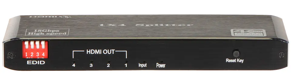 ROZGAŁĘŹNIK HDMI-SP-1/4-2.0 w sklepie Wasserman.eu