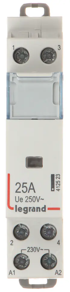 ⁨STYCZNIK MODUŁOWY LE-412523 25 A 250 V AC LEGRAND⁩ w sklepie Wasserman.eu