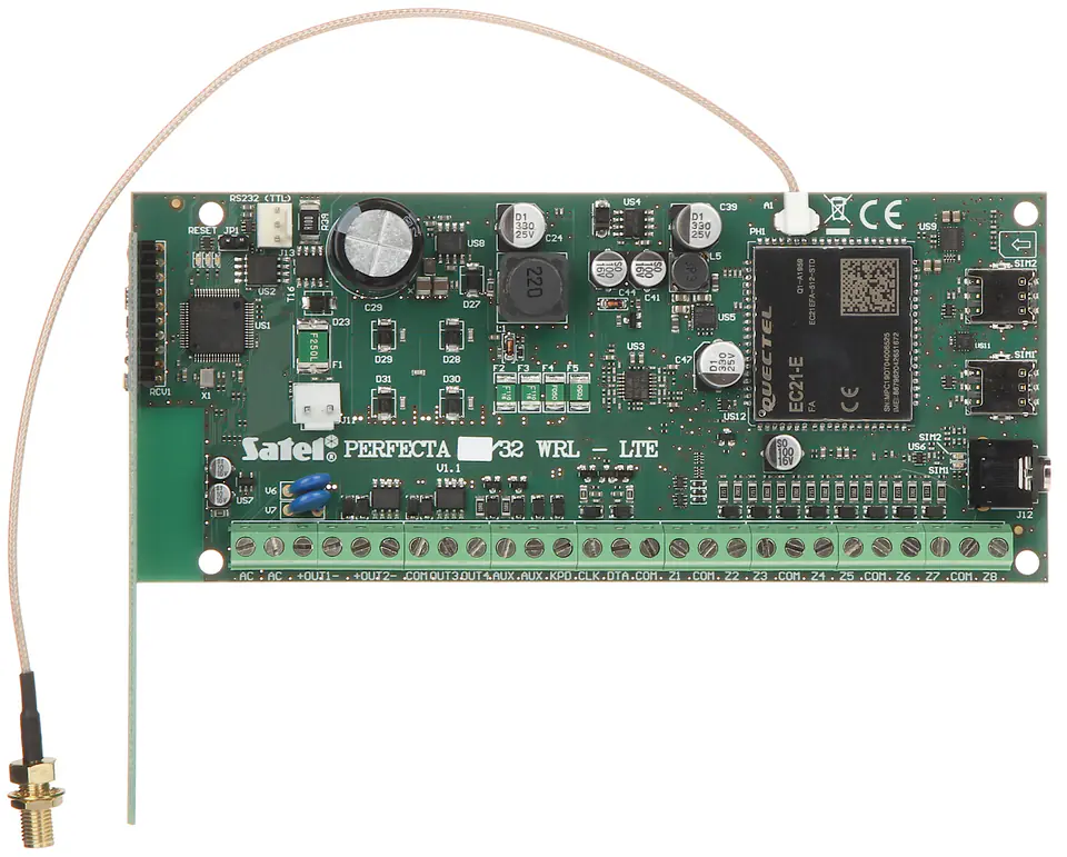 ⁨PERFECTA-32-WRL-LTE SATEL CONTROL PANEL BOARD⁩ at Wasserman.eu