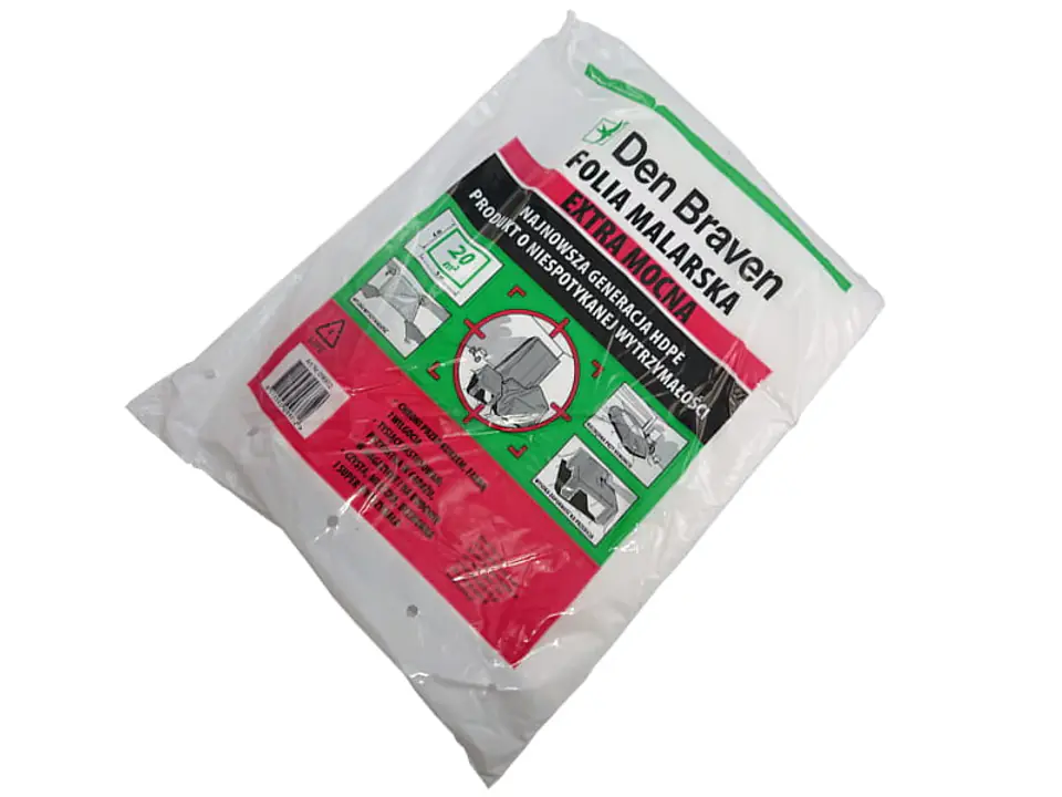 Painting foil 4x5m 20m2 Den Braven (Extra Strong) at Wasserman.eu