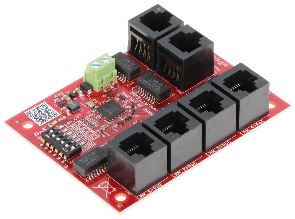 SWITCH POE XPOE-6-11-OF 5-PORTOWY + 1X UPLINK ATTE w sklepie Wasserman.eu