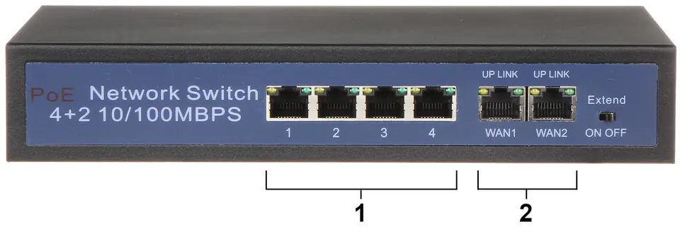 SWITCH POE APTI-POE0402-60W 4-PORTOWY w sklepie Wasserman.eu