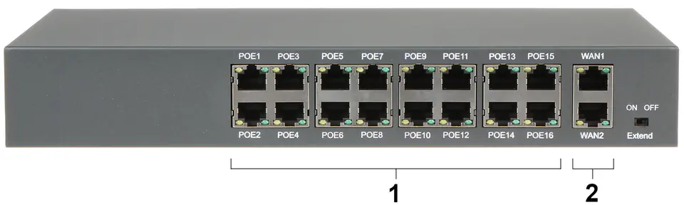 ⁨SWITCH POE APTI-POE1602G-240W 16-PORTOWY⁩ w sklepie Wasserman.eu