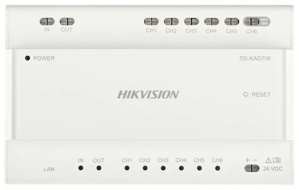 ⁨SWITCH DS-KAD706 FOR HIKVISION 2-WIRE VIDEO DOOR PHONE SYSTEMS⁩ at Wasserman.eu