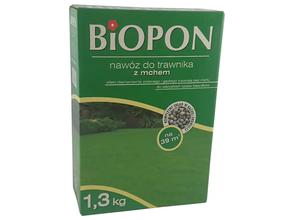 Nawóz Biopon do trawnika z mchem 1,3kg Nawóz do trawy z mchem 1,3kg w sklepie Wasserman.eu