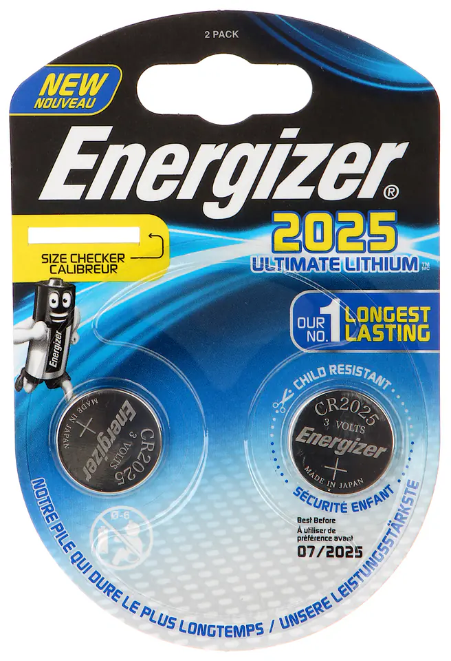 ⁨BATERIA LITOWA BAT-CR2025-LITHIUM*P2 ENERGIZER⁩ w sklepie Wasserman.eu