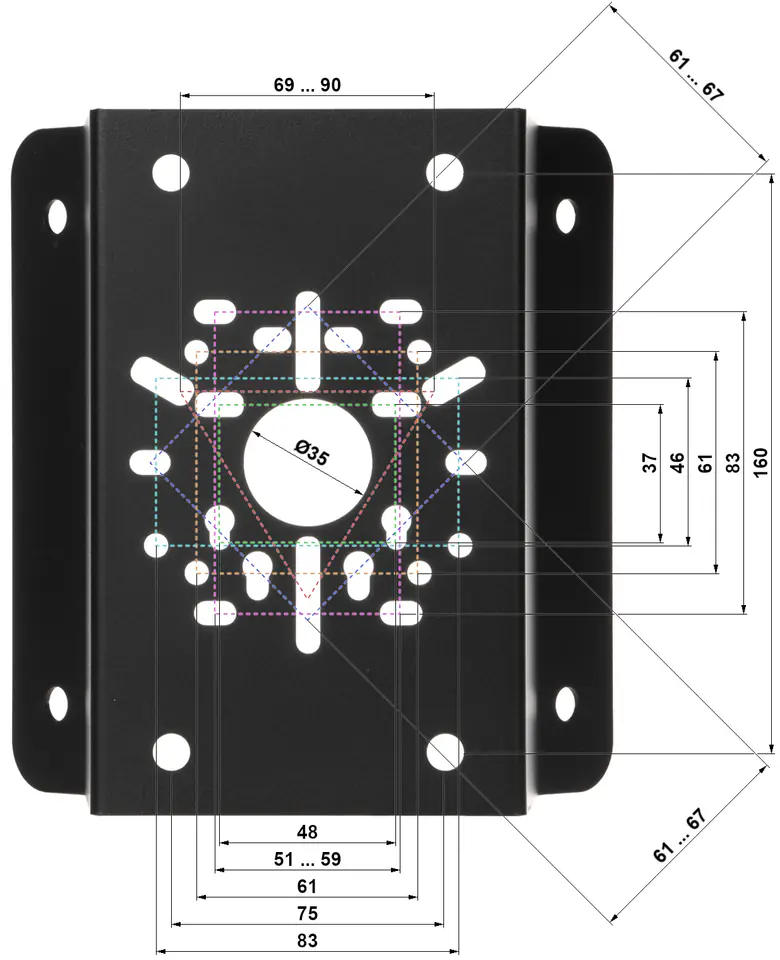 ⁨CHC-B CAMERA CORNER BRACKET⁩ at Wasserman.eu