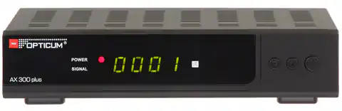 ⁨TUNER CYFROWY DVB-S/S2 OPTI-AX300-PLUS⁩ w sklepie Wasserman.eu