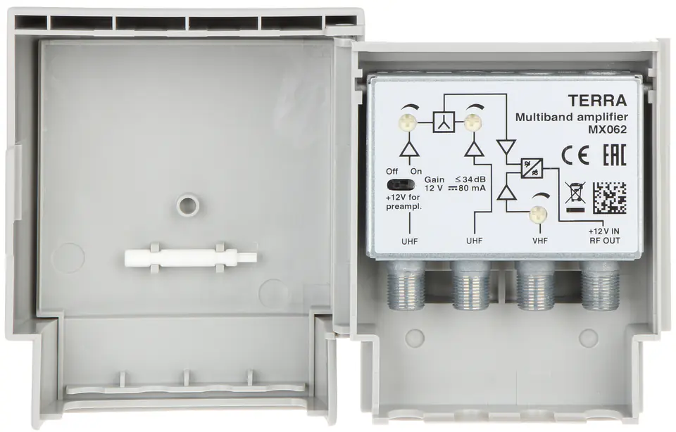 ⁨ANTENNA AMPLIFIER MX-062 FM / VHF / UHF 12V TERRA⁩ at Wasserman.eu