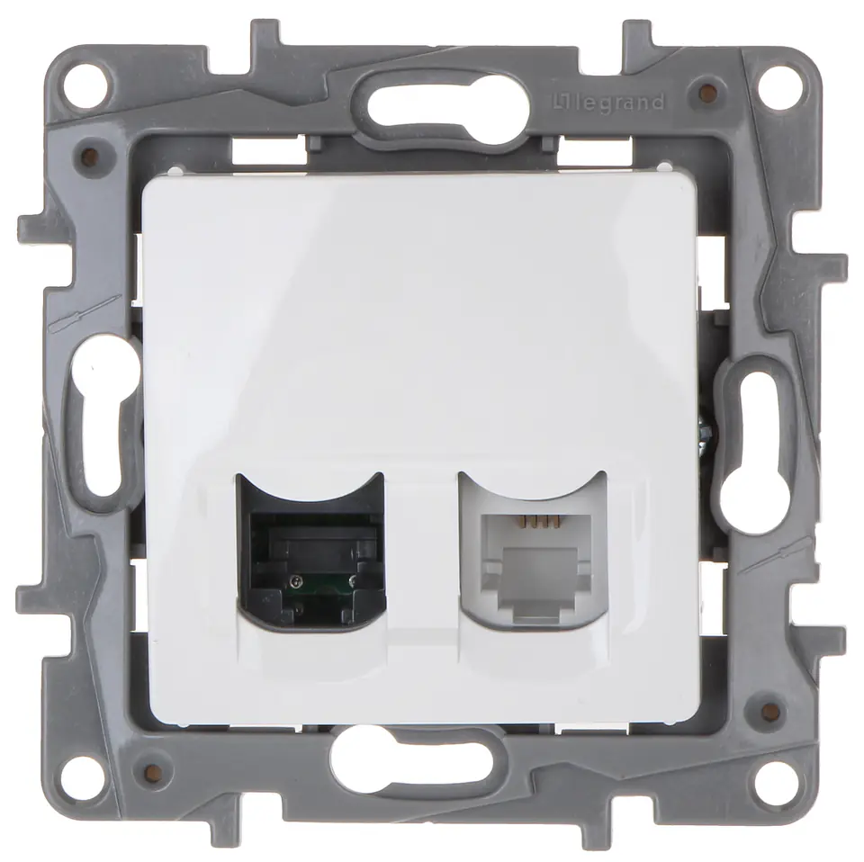 GNIAZDO KOŃCOWE RJ-11 + RJ-45 LE-764570 Niloe LEGRAND w sklepie Wasserman.eu