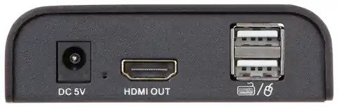 ⁨ODBIORNIK EXTENDERA HDMI+USB-EX-100/RX SIGNAL⁩ w sklepie Wasserman.eu