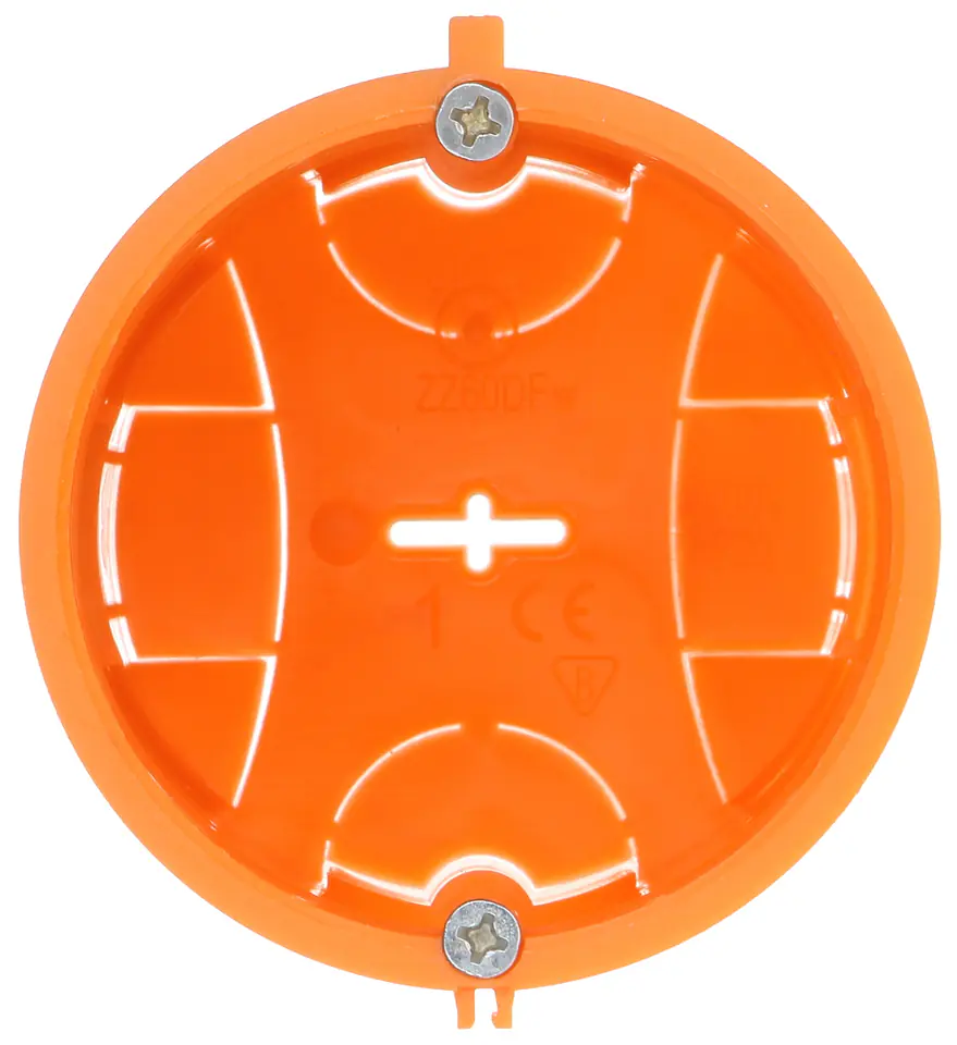 ⁨Puszka podtynkowa do łączenia fi 60mm głęboka z wkrętami ZZ60DFw 33267008 /50szt./⁩ w sklepie Wasserman.eu