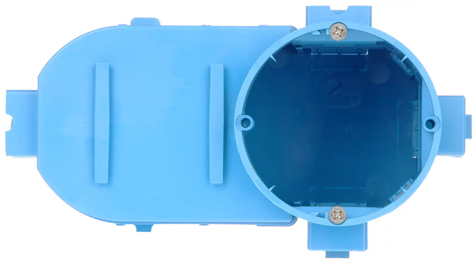 ⁨Puszka podtynkowa podwójna 60mm głęboka niebieska SE2x60G 34159203⁩ w sklepie Wasserman.eu