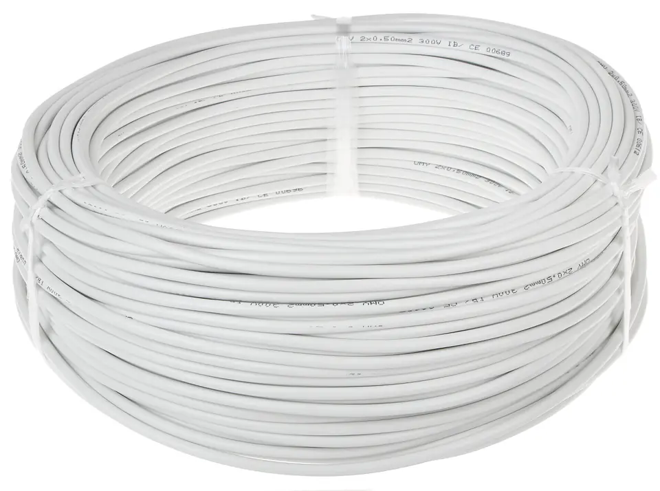 ⁨KABEL ELEKTRYCZNY OMY-2X0.5⁩ w sklepie Wasserman.eu