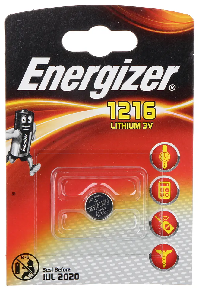 ⁨BAT-CR1216 ENERGIZER LITHIUM BATTERY⁩ at Wasserman.eu