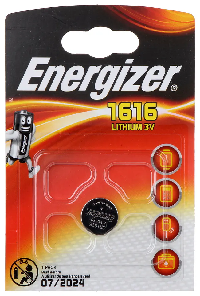 ⁨BATERIA LITOWA BAT-CR1616 ENERGIZER⁩ w sklepie Wasserman.eu