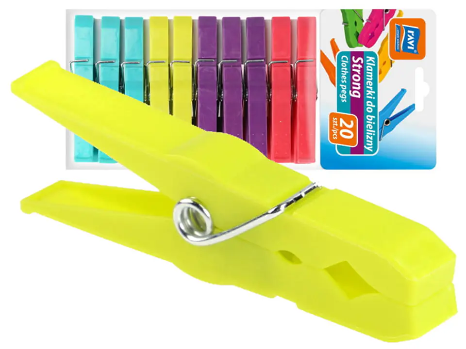 Clothespins Strong 20 pieces Clamps 20 at Wasserman.eu