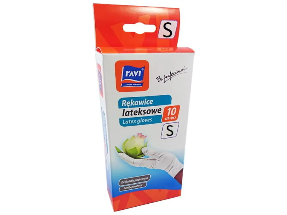 ⁨Disposable latex gloves size S 10 pieces latex S 10 pieces⁩ at Wasserman.eu