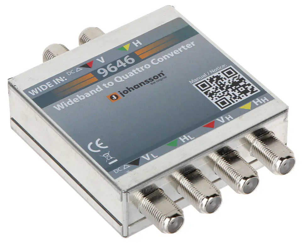 ⁨WIDEBAND TO QUATTRO SIGNAL CONVERTER MS-9646 JOHANSSON⁩ at Wasserman.eu