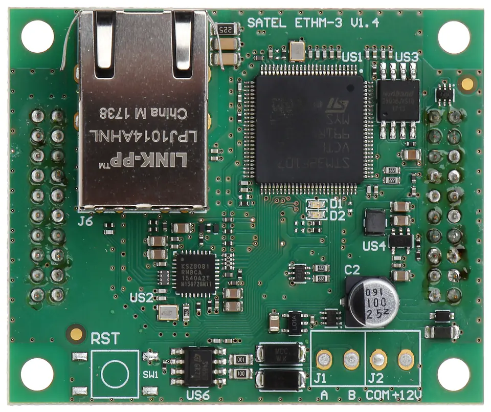 ⁨ETHERNET COMMUNICATION MODULE GSM-X-ETH FOR SATEL GSM-X MODULE⁩ at Wasserman.eu