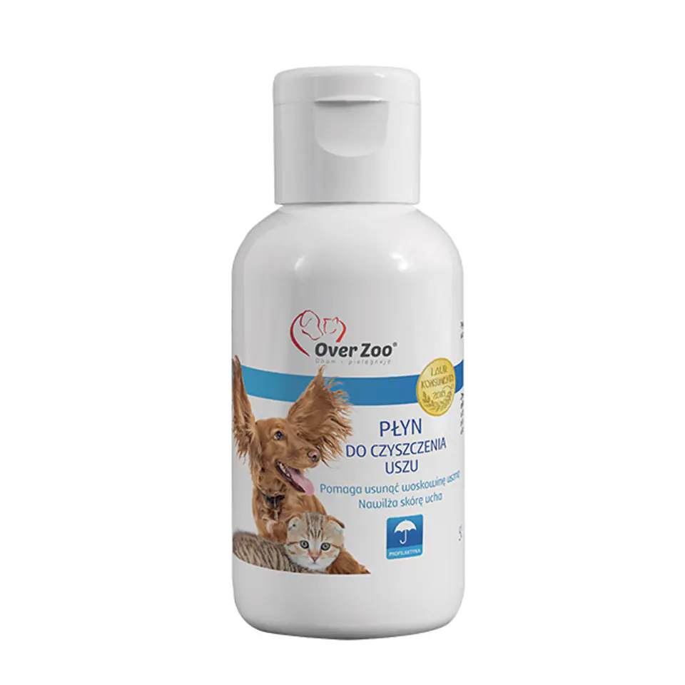 OVERZOO PŁYN DO PŁUK. USZU 50 ml w sklepie Wasserman.eu