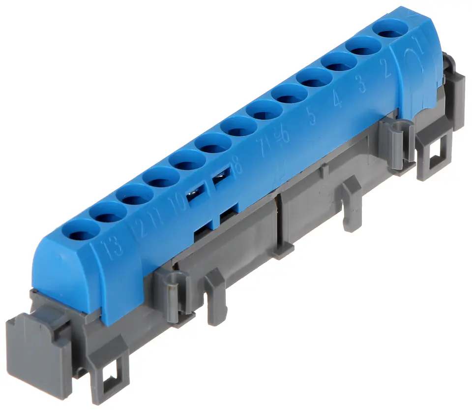 ⁨Connection strip 13-hole blue IP2xN13 004844⁩ at Wasserman.eu