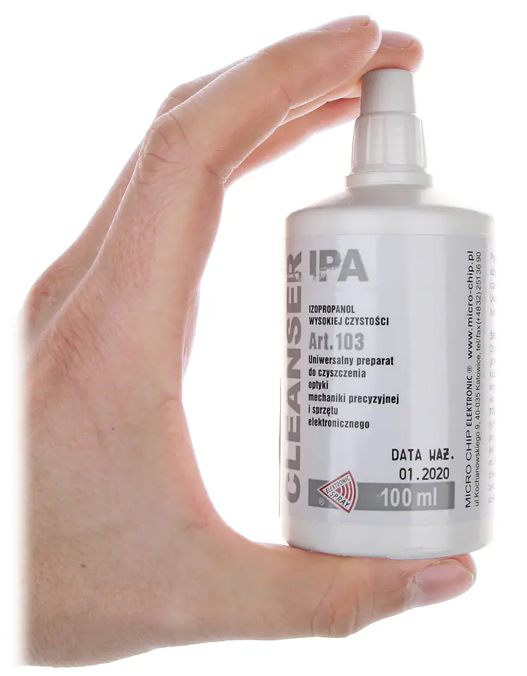 ⁨ISOPROPYL ALCOHOL CLEANSER-IPA/100 BOTTLE 100 ml⁩ at Wasserman.eu