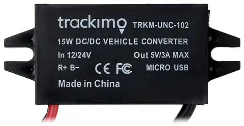 ⁨POWER CONVERTER TRACKIMO-12-24V/5V micro USB Trackimo⁩ at Wasserman.eu