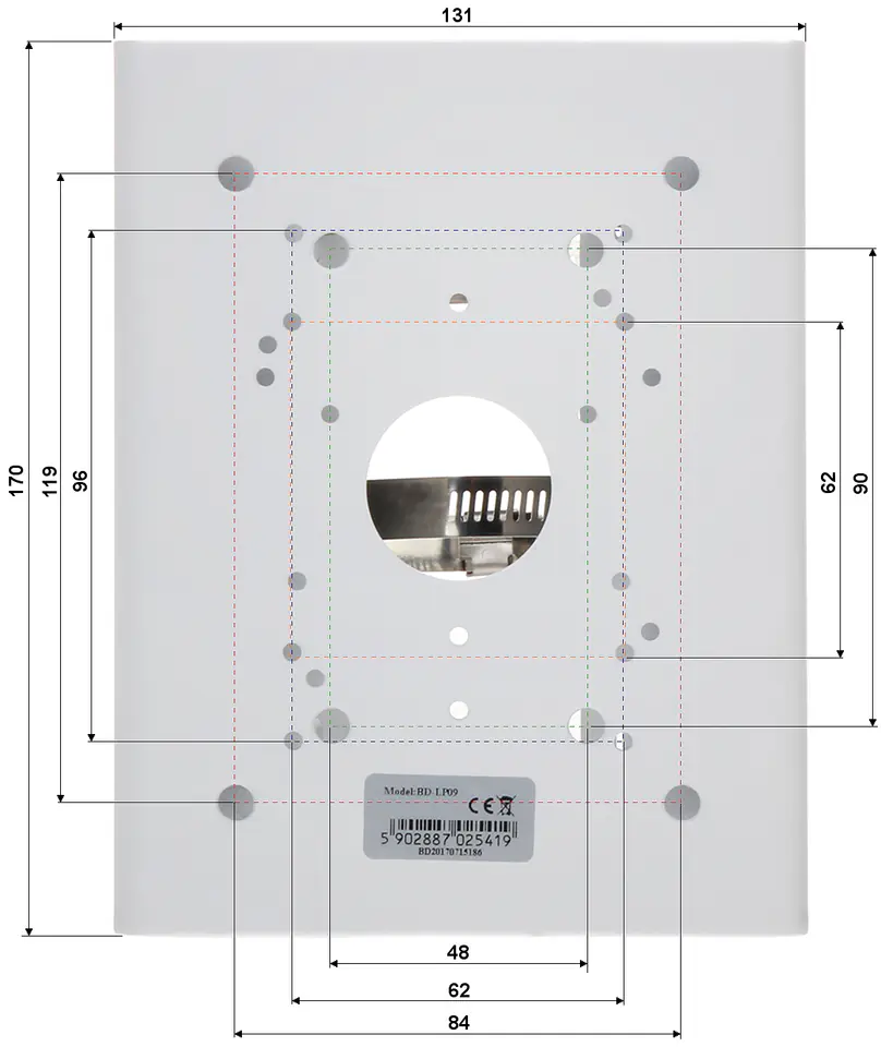 ⁨POLE HOLDER BD-LP09⁩ at Wasserman.eu