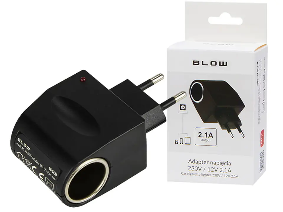 Adapter 230V to 12V cigarette lighter socket 96-843 # at Wasserman.eu