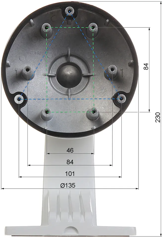 ⁨UCHWYT KAMERY DS-1273ZJ-135 Hikvision⁩ w sklepie Wasserman.eu