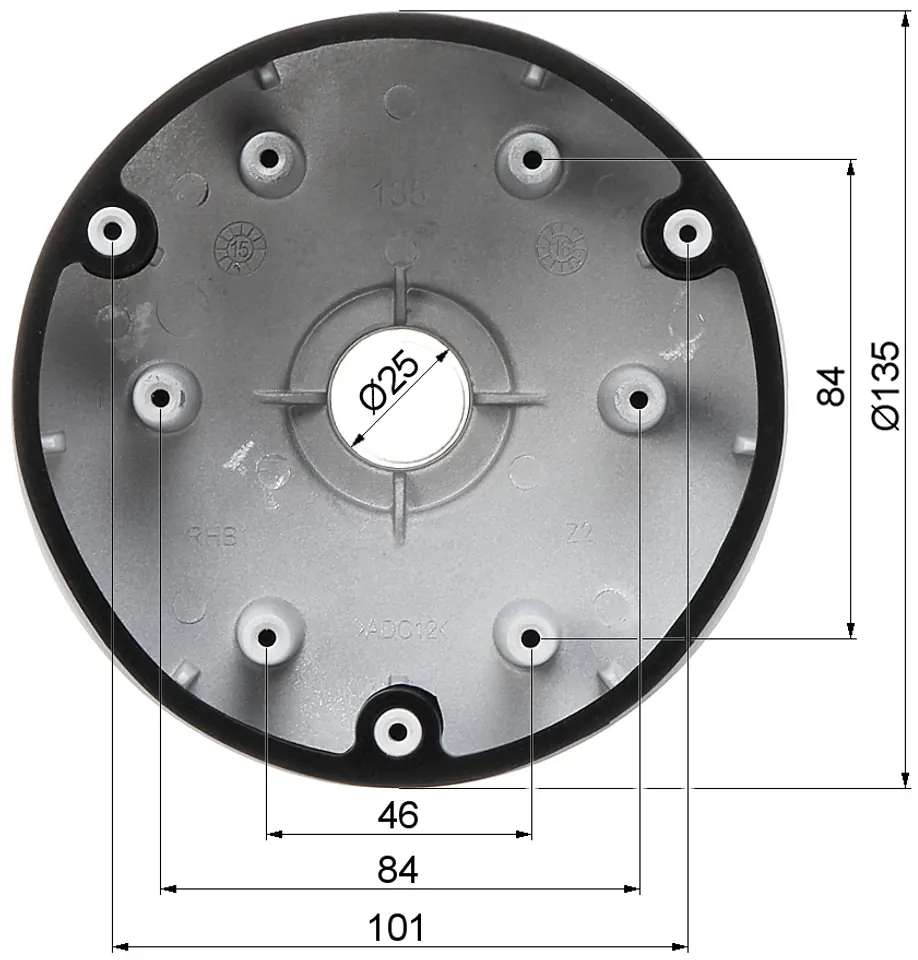 ⁨UCHWYT SUFITOWY KAMERY DS-1271ZJ-135 Hikvision⁩ w sklepie Wasserman.eu